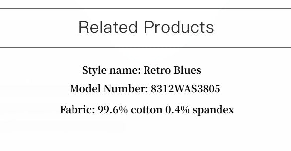 "Retro Blues" fashionable high waist pleated design washed casual wide leg jeans for women-3