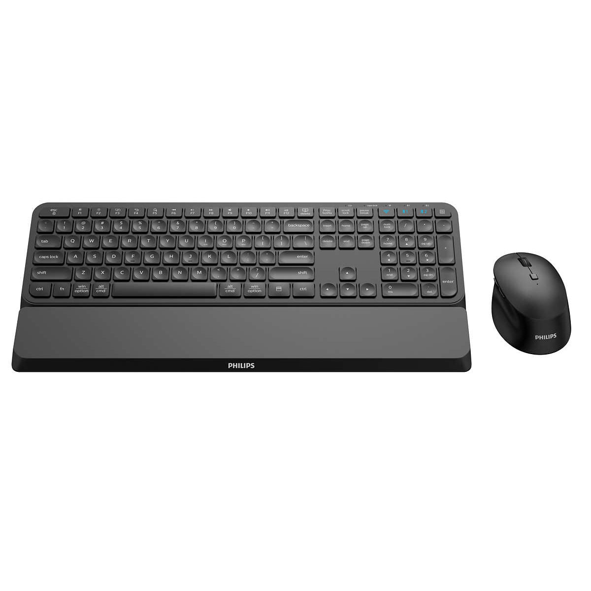 Keyboard and Mouse Philips SPT6607B/16 Black-2
