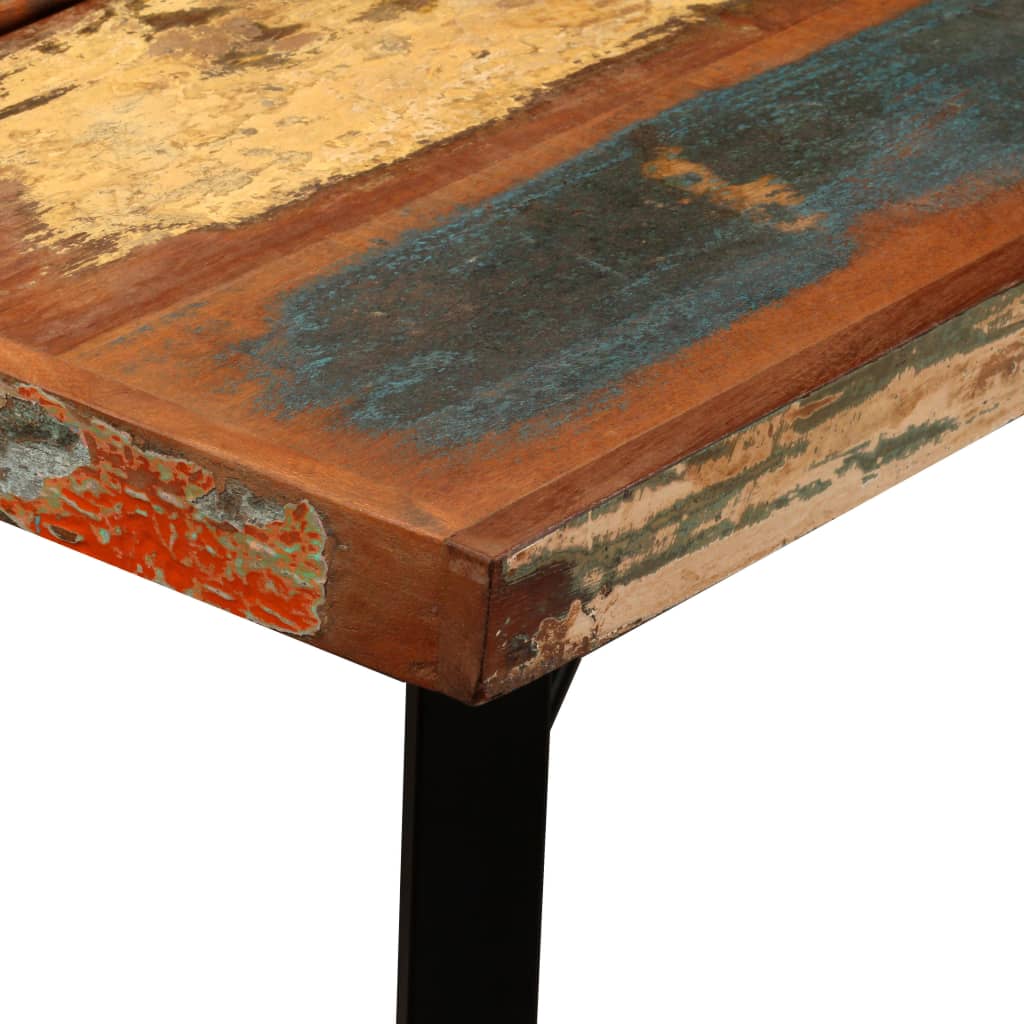 NNEVL Bar Table 150x70x107 cm Solid Reclaimed Wood-4