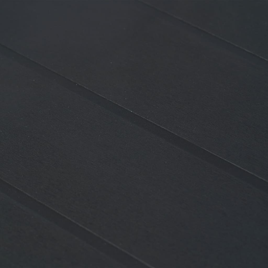 NNEVL Garden Table Anthracite 150x90x72 cm Plastic Rattan Look-3