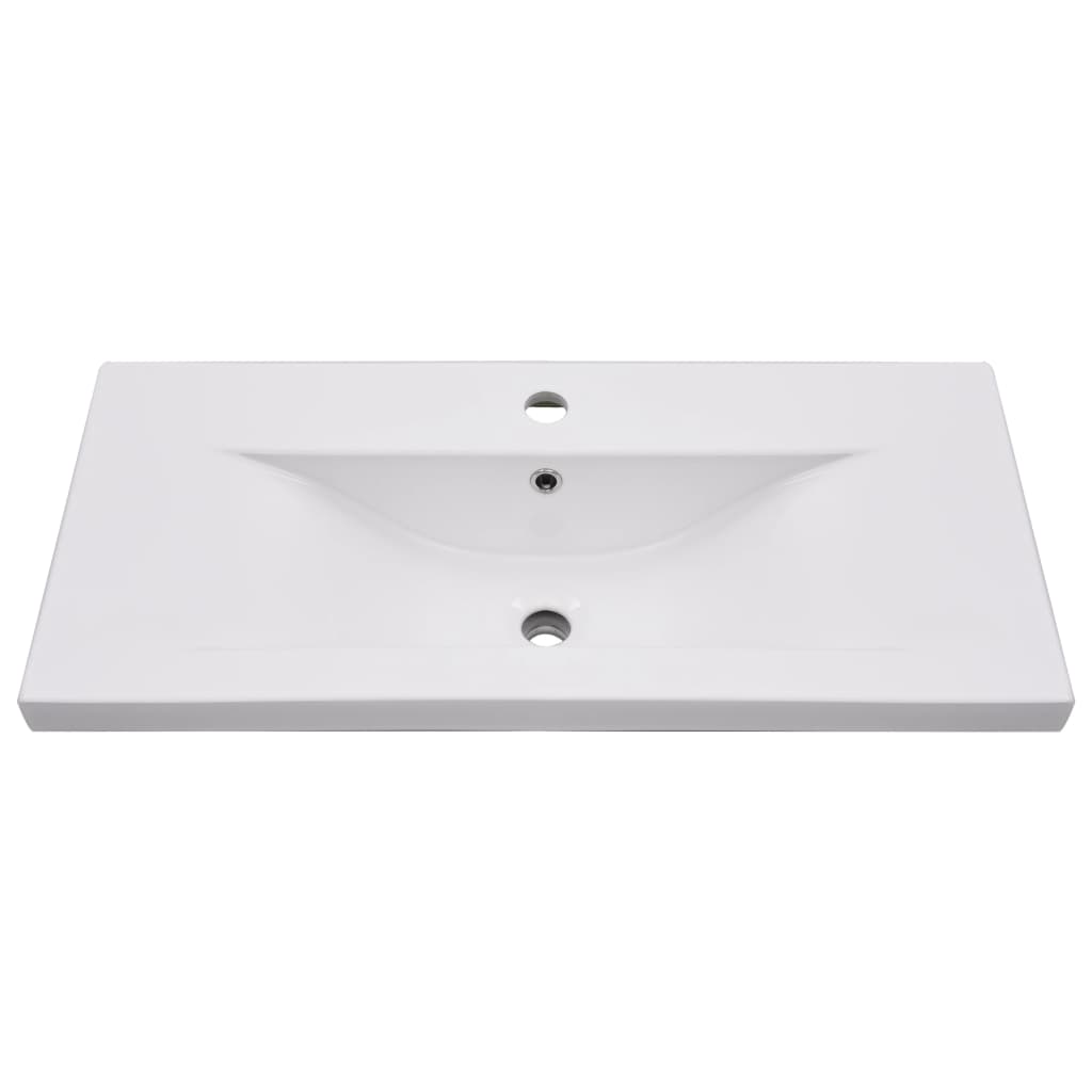 NNEVL Built-in Basin 81x39.5x18.5 cm Ceramic White-2