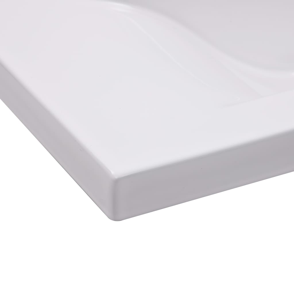 NNEVL Built-in Basin 81x39.5x18.5 cm Ceramic White-4