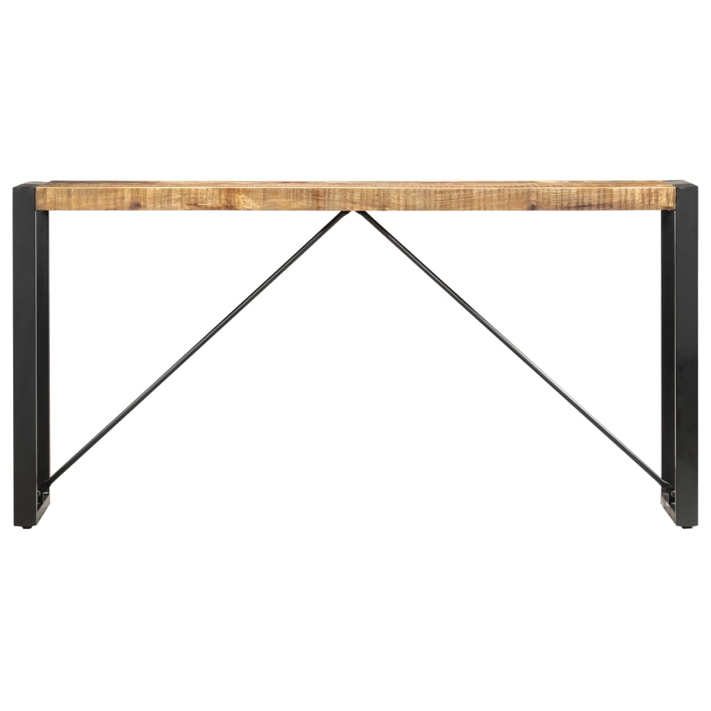 NNEVL Console Table 150x35x76 cm Solid Mango Wood-1