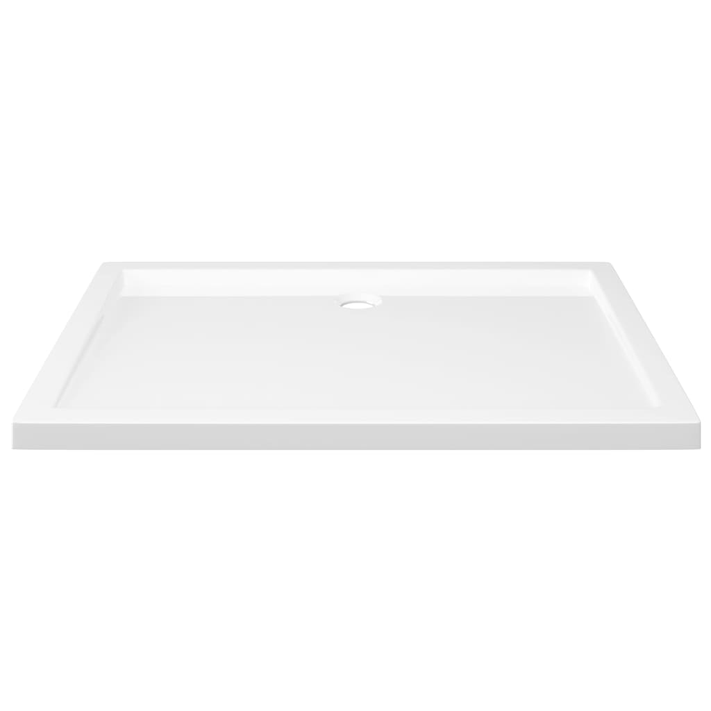 NNEVL Rectangular ABS Shower Base Tray White 80x110 cm-2