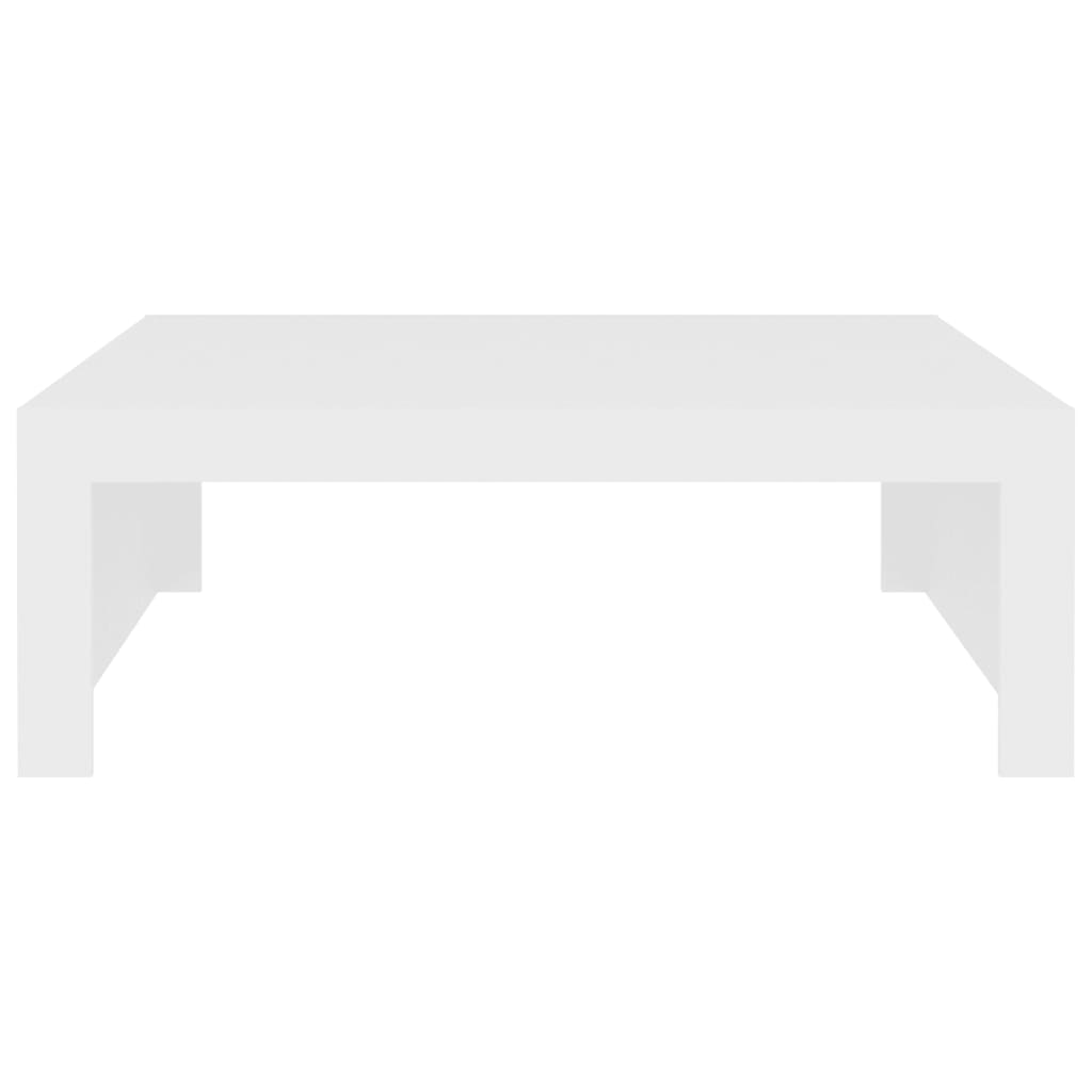 NNEVL Coffee Table White 100x100x35 cm Chipboard-4