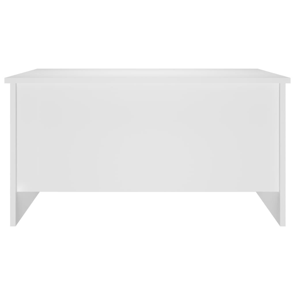 NNEVL Coffee Table White 80x55.5x41.5 cm Engineered Wood-3