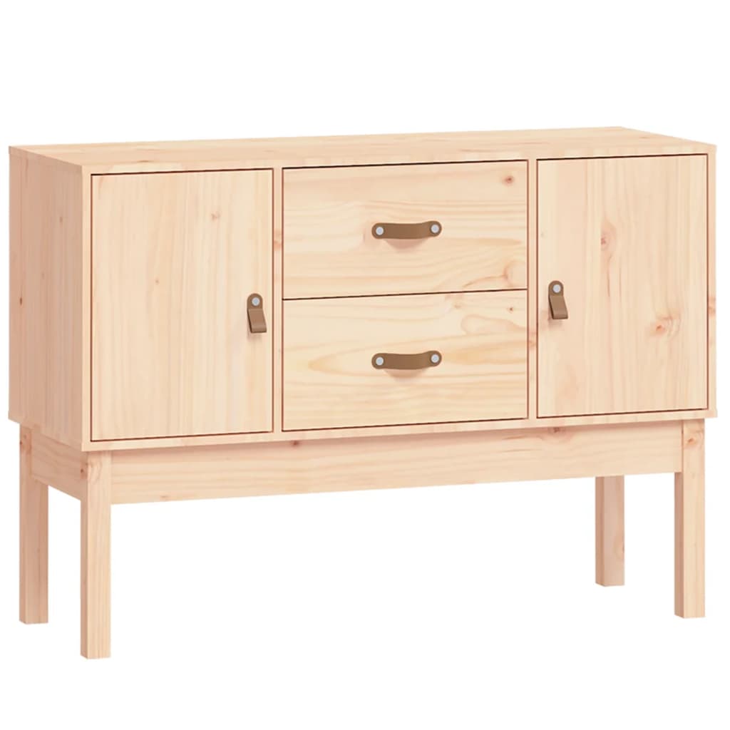 NNEVL Sideboard 110x40x78 cm Solid Wood Pine-1