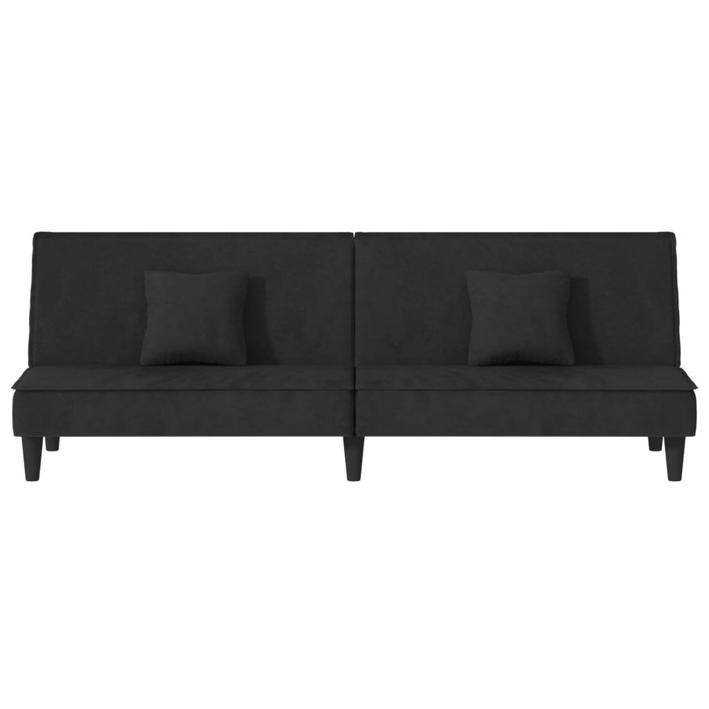 NNEVL Sofa Bed Black Velvet-3