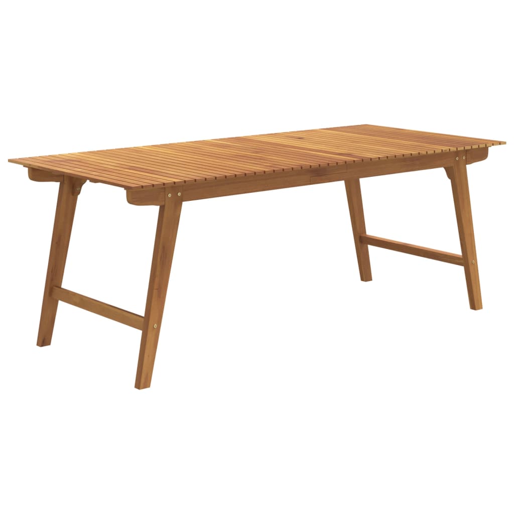 NNEVL Garden Table 200x90x75 cm Solid Wood Acacia-1