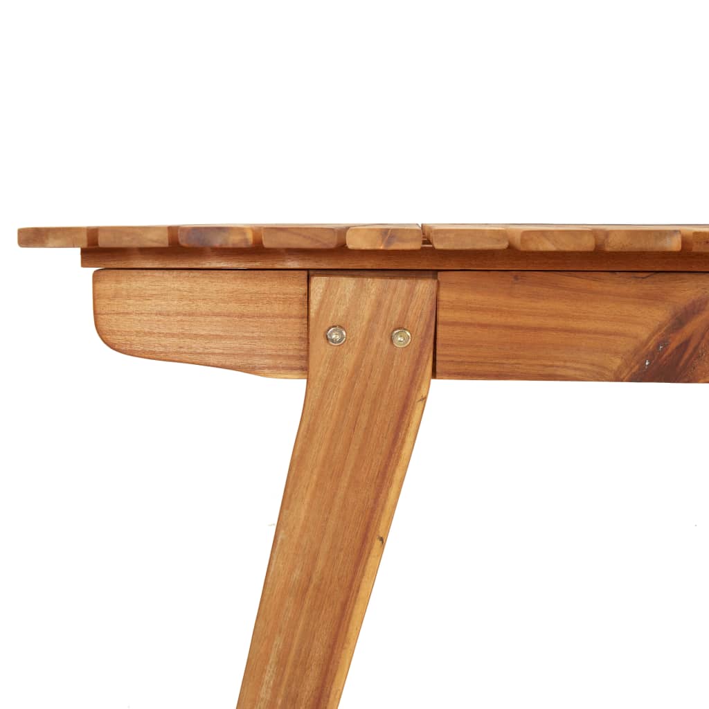 NNEVL Garden Table 200x90x75 cm Solid Wood Acacia-4