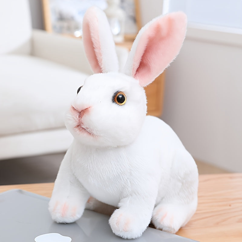 Lifelike Bunny Plush Toy Realistic Rabbit-1