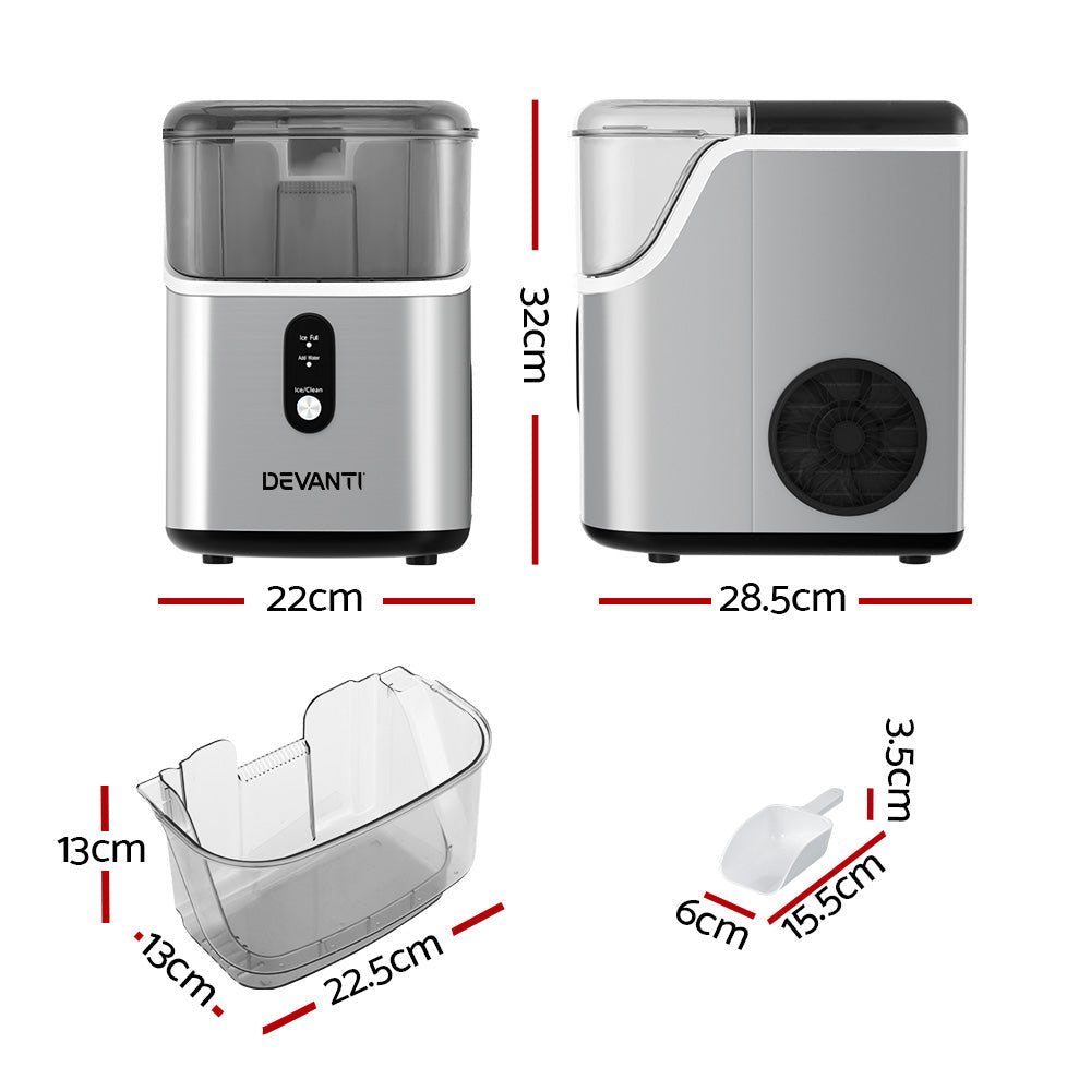 NNEDSZ Ice Maker Machine 15kg Nugget Ice Cube-1