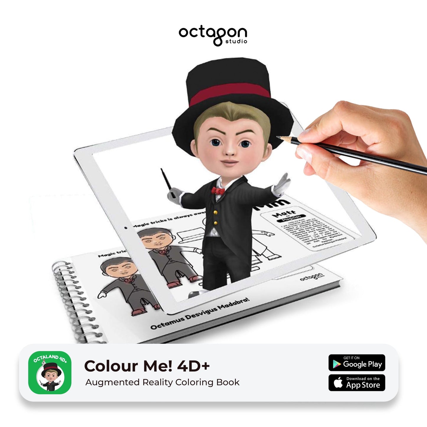 Octaland ColourMe! Augmented Reality Coloring Book-2