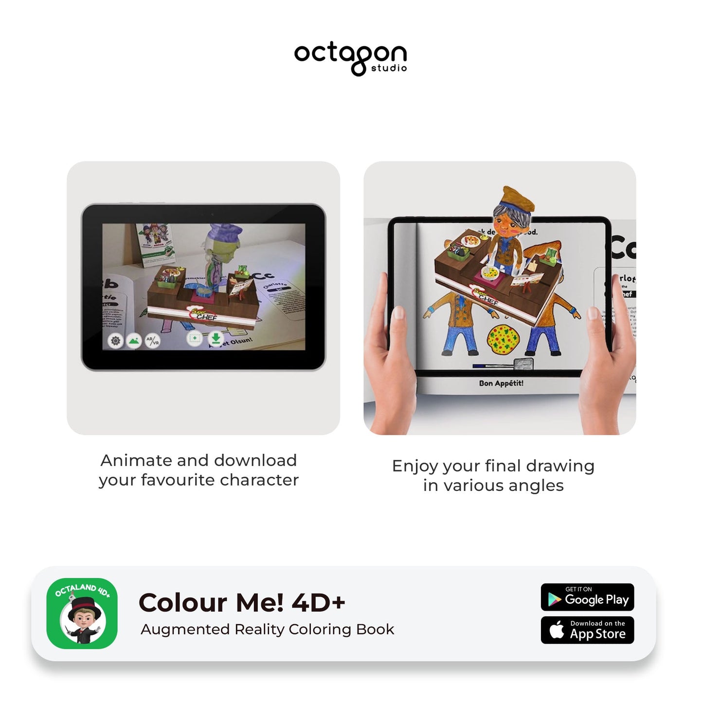 Octaland ColourMe! Augmented Reality Coloring Book-3