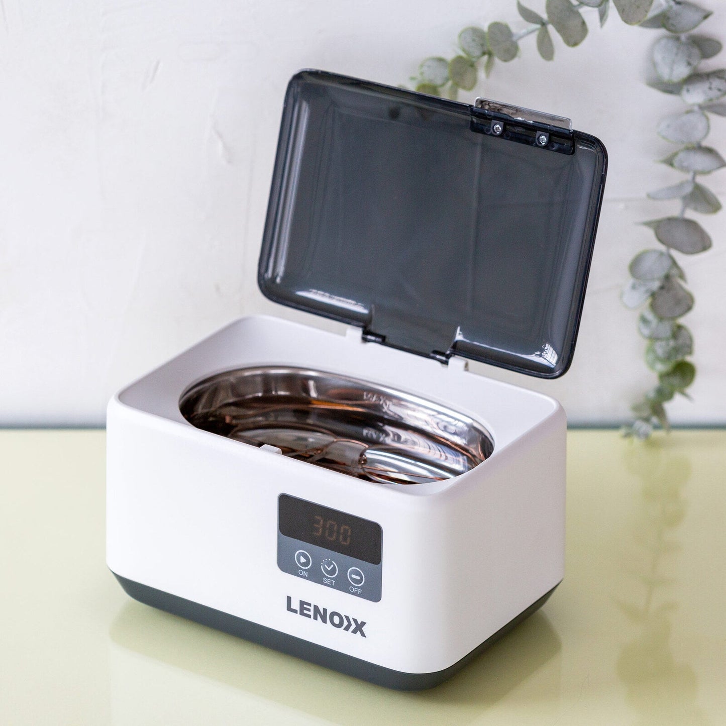 NNEDSZ 50W Ultrasonic Jewellery Cleaner, 4800HZ w/ 600ml Tank and LED Display-4