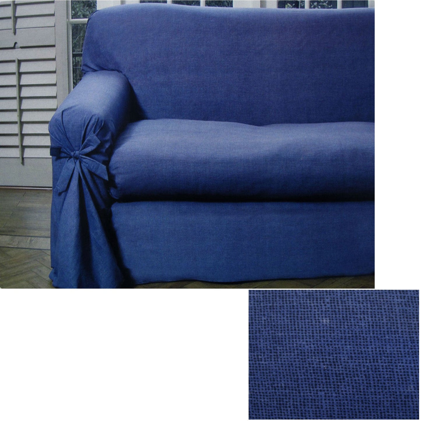 NNEDSZ Navy Blue Dots Sofa Cover 1 to 2 Seater 230 X 360cm-0