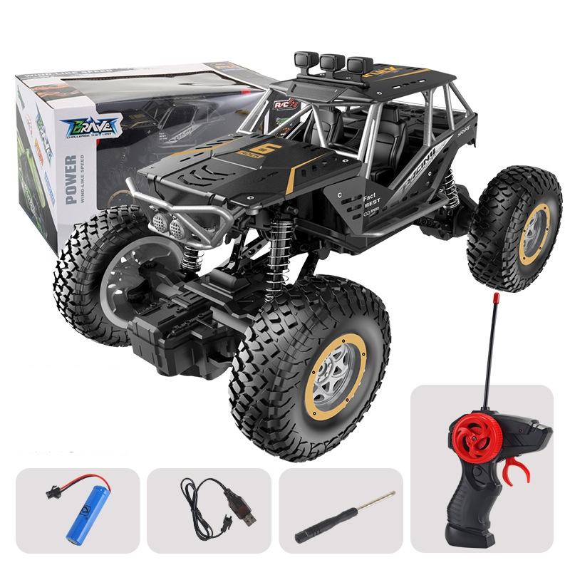 NNEDSZ Large Alloy Off-Road Rc Car For Kids - Black-2