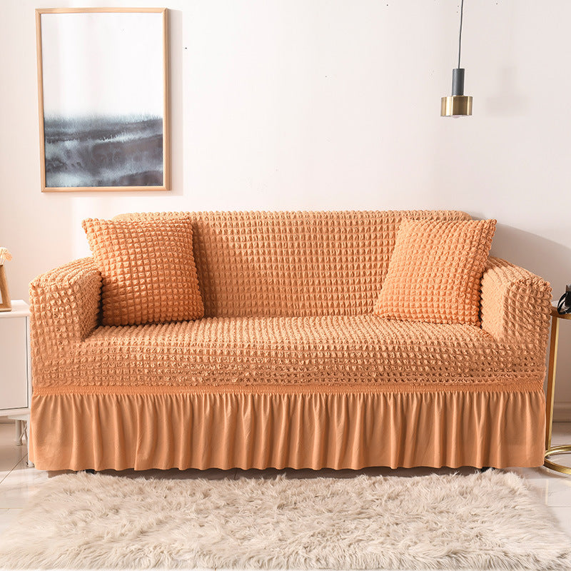 NNEDSZ Elastic sofa cover orange (190-230cm)-0