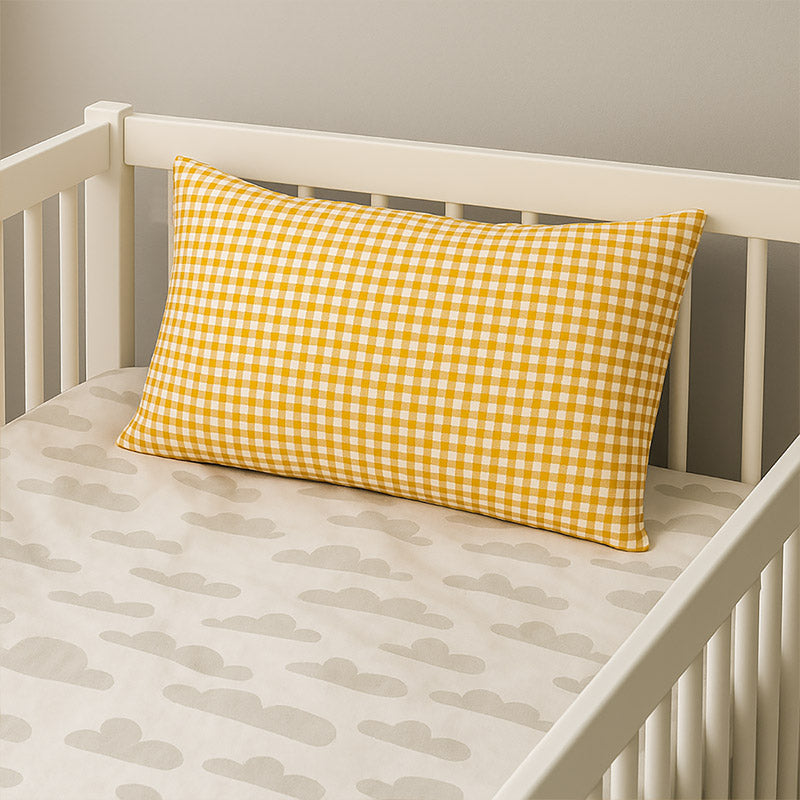 coussin gaze coton vichy papate bio