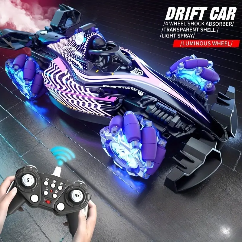 Remote Drift 4WD Car Toy with Lights-2