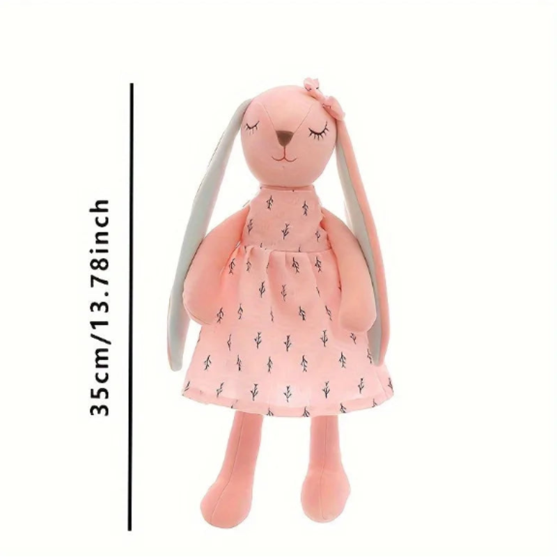 NNEOBA Cute Bunny Plush Toy Soft & Lightweight Stuffed Animal-2