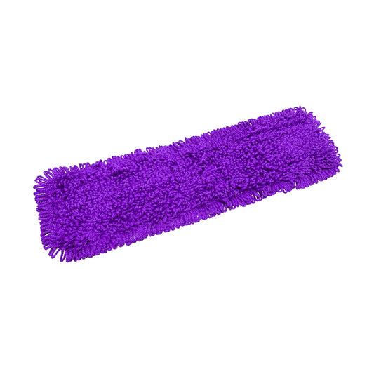 NNEAGS 90x22 Purple Microfiber Flat Mop Floor Cleaning Pads Rotating Dust Remover-0