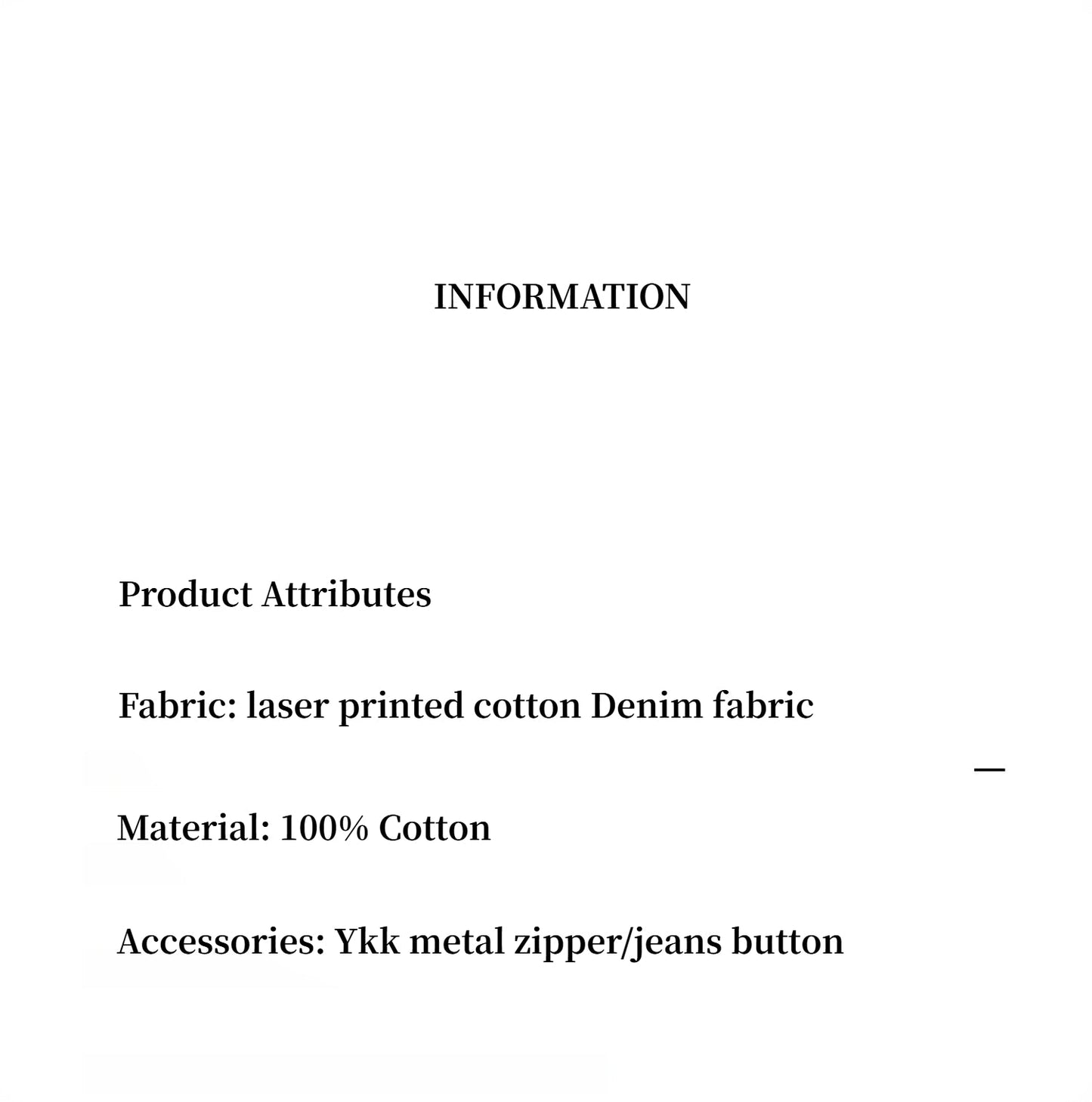 "Denim Shadow"retro washed printed layered casual slimming cotton bootcut jeans-2