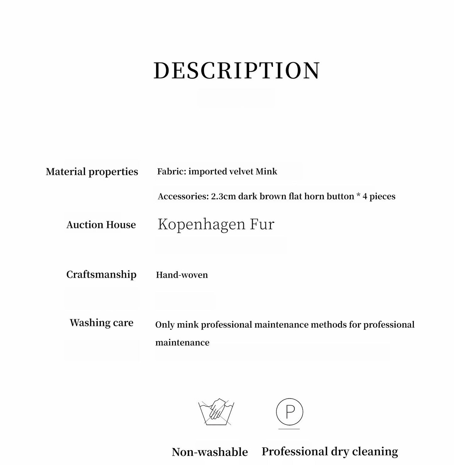 "Moon Serenade" High-luxury imported velvet mink woven fur coat mid-length mink coat (handmade)-4