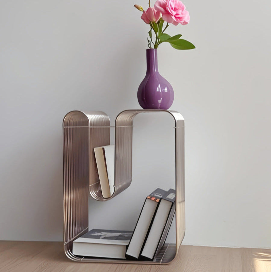Minimalist Metal Magazine Rack-3