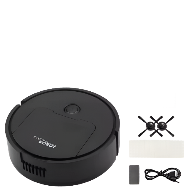 NNEOBA Fully Automatic 3-in-1 Sweeping Robot | Black-1