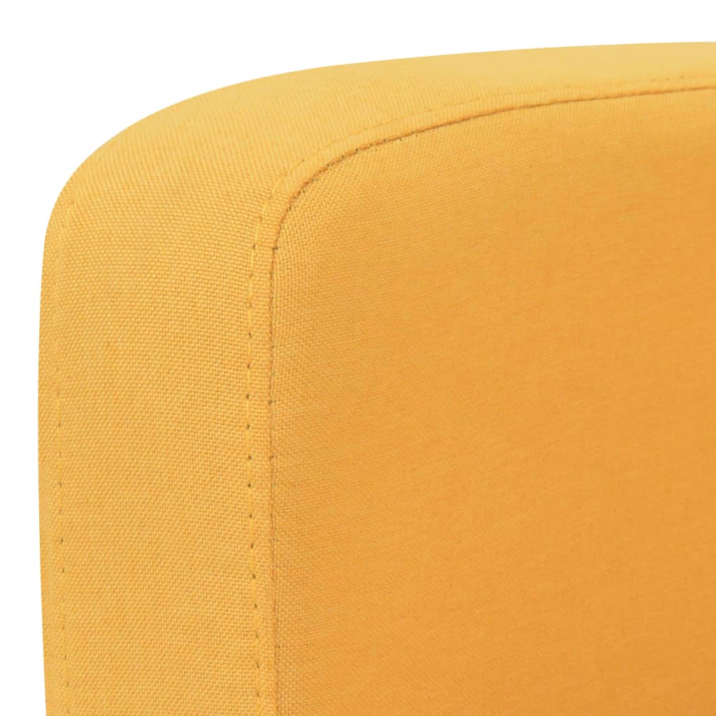NNEVL 2-Seater Sofa 135x65x76 cm Yellow-2