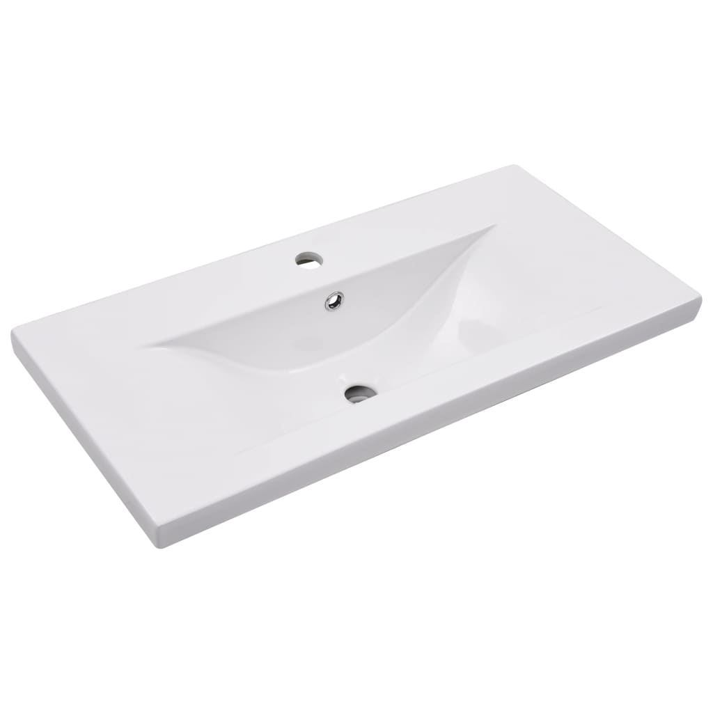 NNEVL Built-in Basin 81x39.5x18.5 cm Ceramic White-1