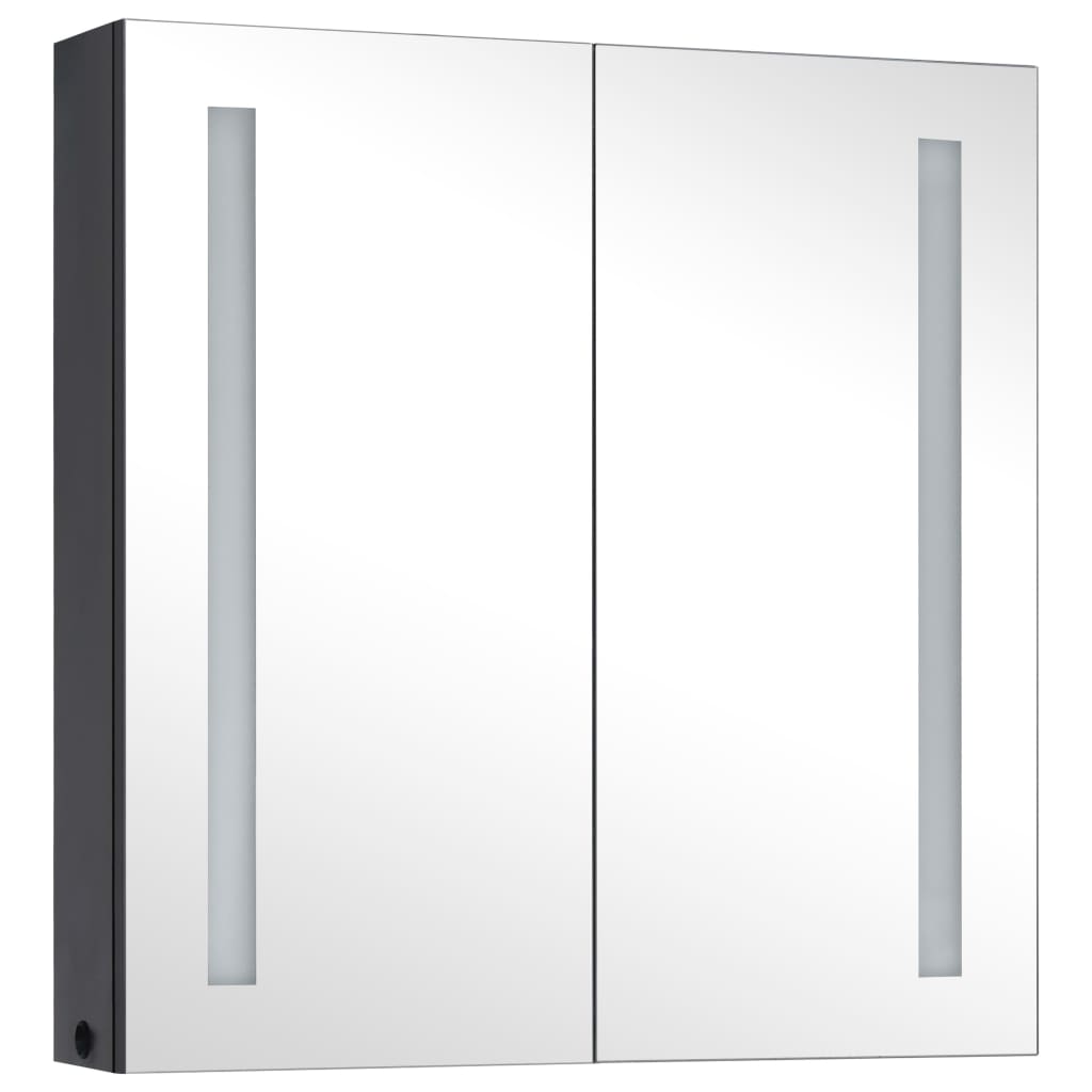 NNEVL LED Bathroom Mirror Cabinet 62x14x60 cm-2