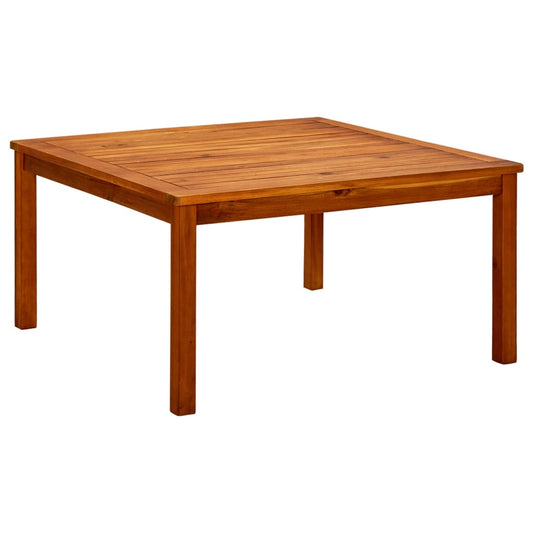 NNEVL Garden Coffee Table 85x85x45 cm Solid Acacia Wood-0