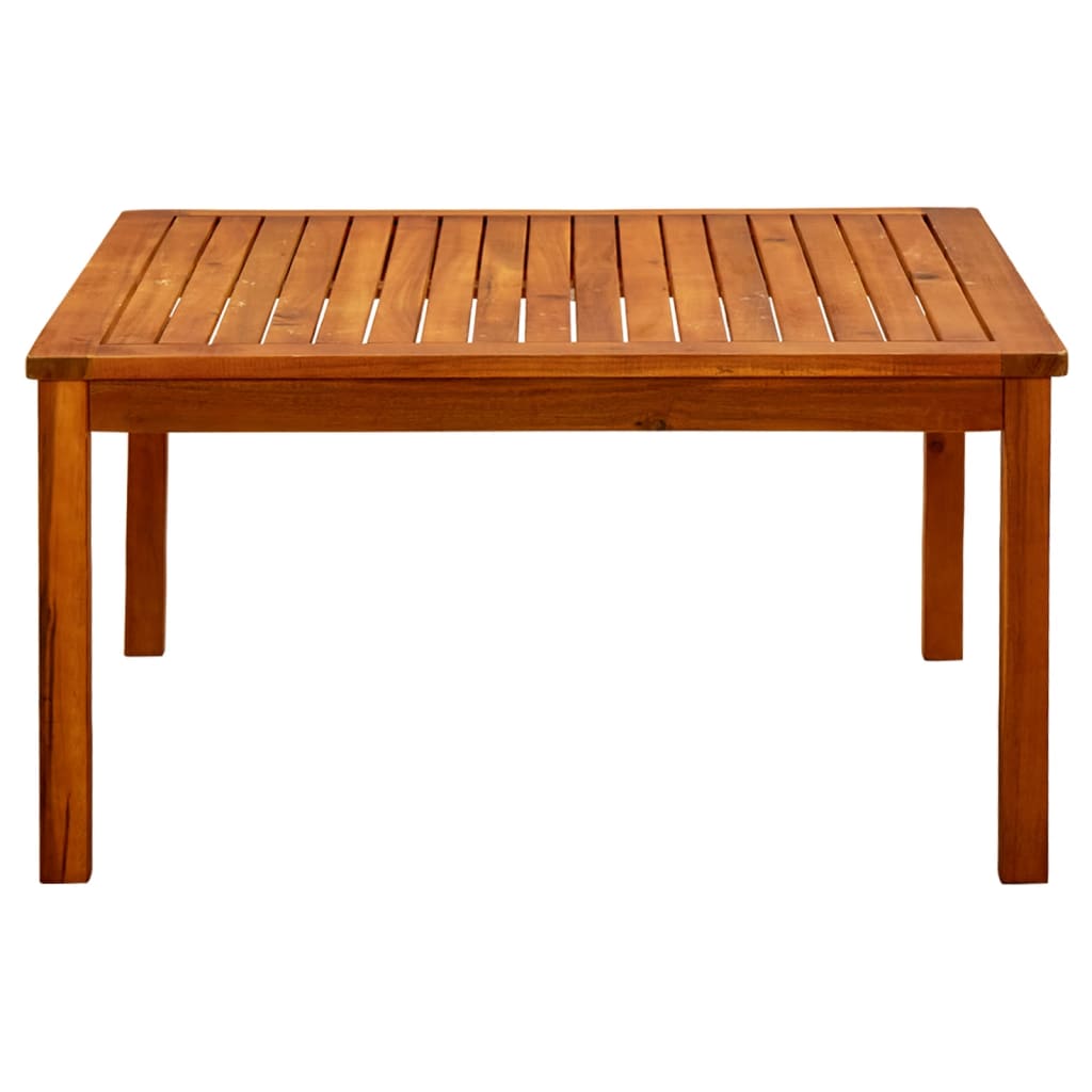 NNEVL Garden Coffee Table 85x85x45 cm Solid Acacia Wood-1