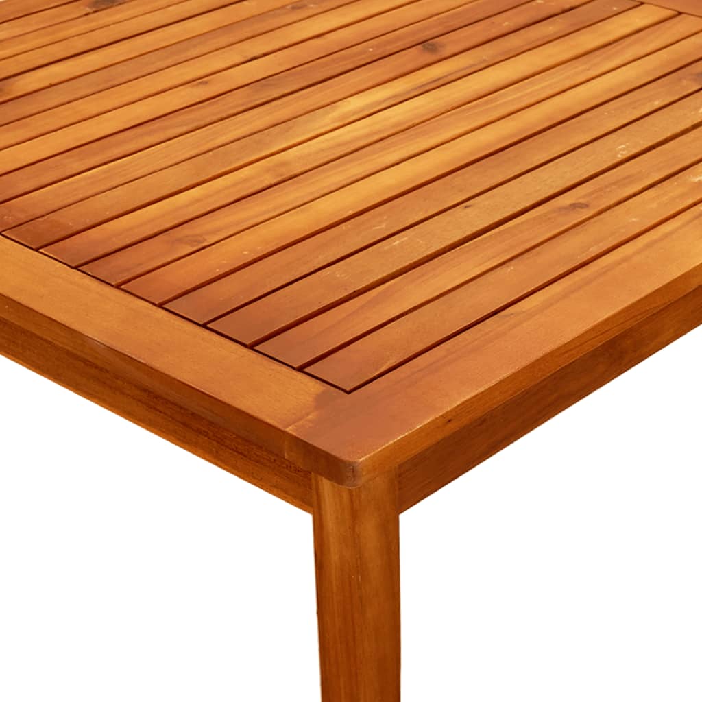 NNEVL Garden Coffee Table 85x85x45 cm Solid Acacia Wood-4