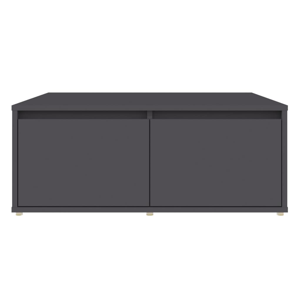 NNEVL Coffee Table Grey 80x80x31 cm Chipboard-3