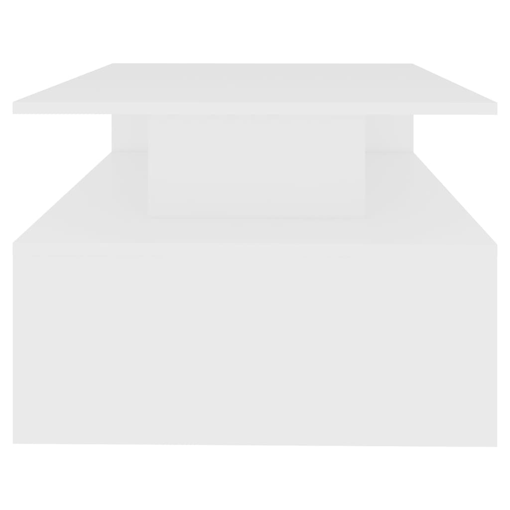 NNEVL Coffee Table White 90x60x42.5 cm Chipboard-4