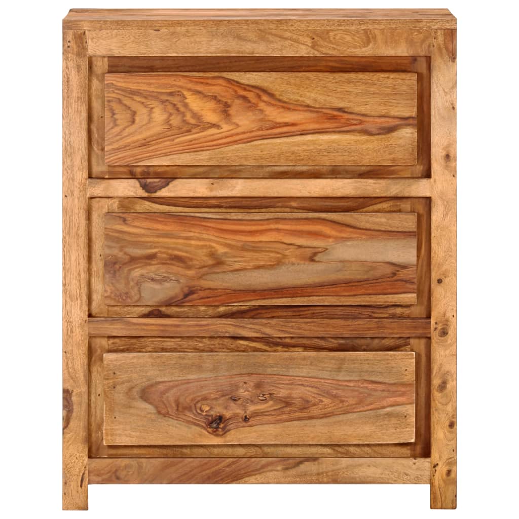 NNEVL Drawer Cabinet 60x33x75 cm Solid Wood Acacia-1