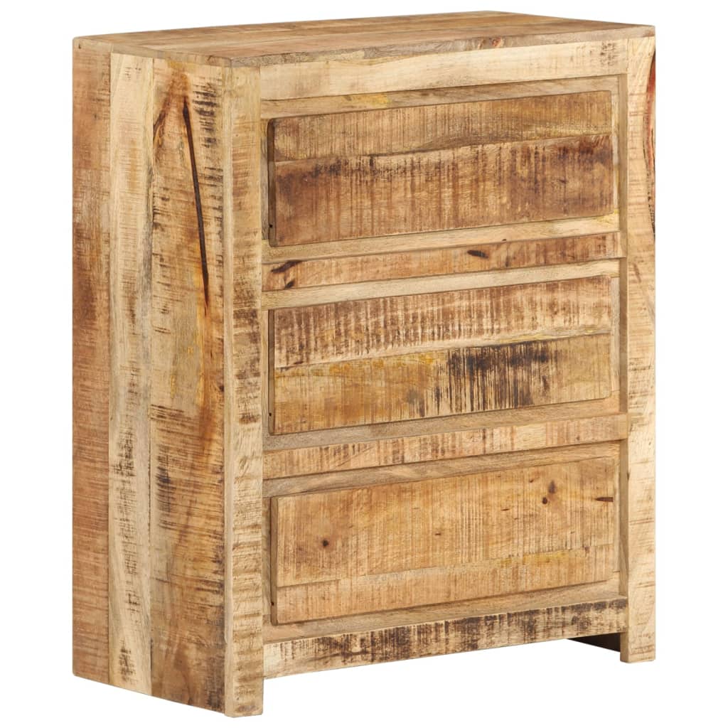 NNEVL Drawer Cabinet 60x33x75 cm Solid Wood Mango-0
