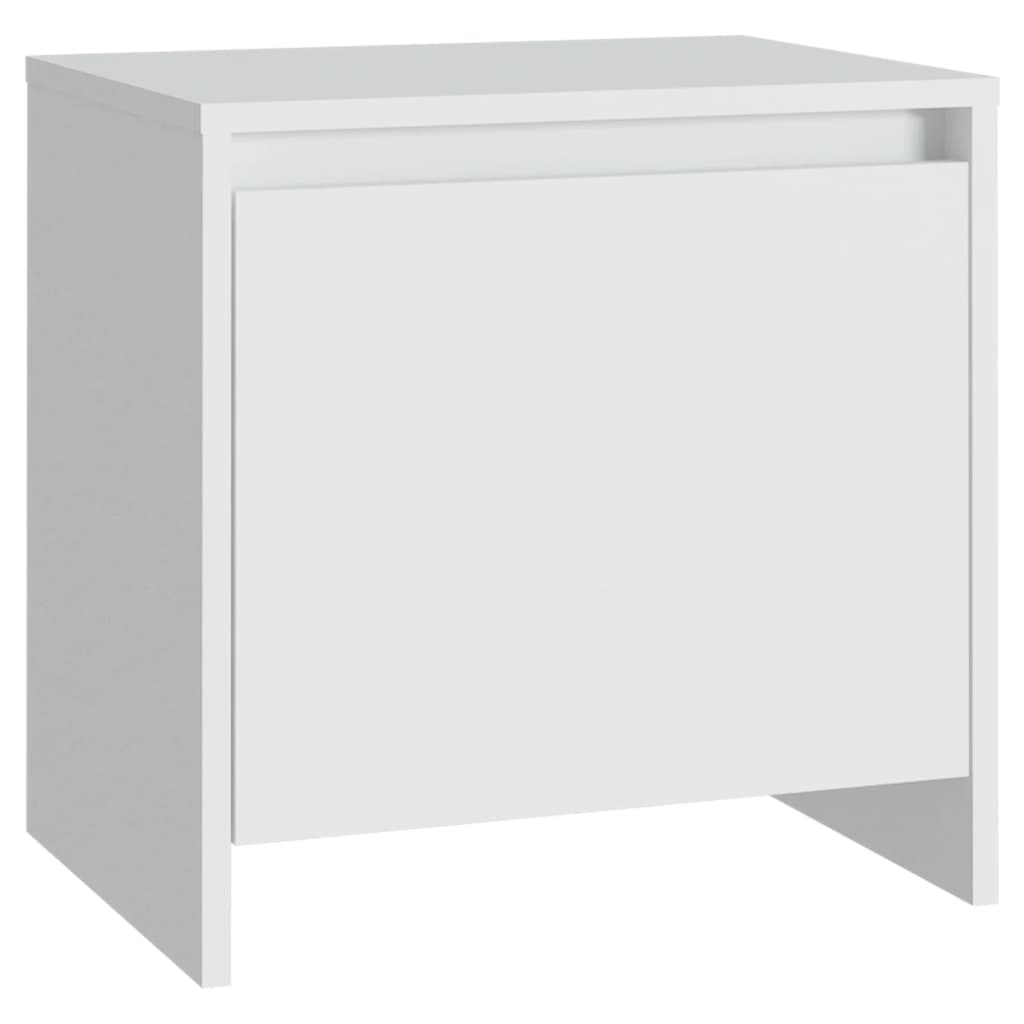NNEVL Bedside Cabinets 2 pcs White 45x34x44.5 cm Chipboard-4