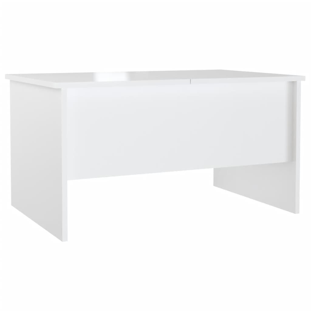 NNEVL Coffee Table High Gloss White 80x50x42.5 cm Engineered Wood-4