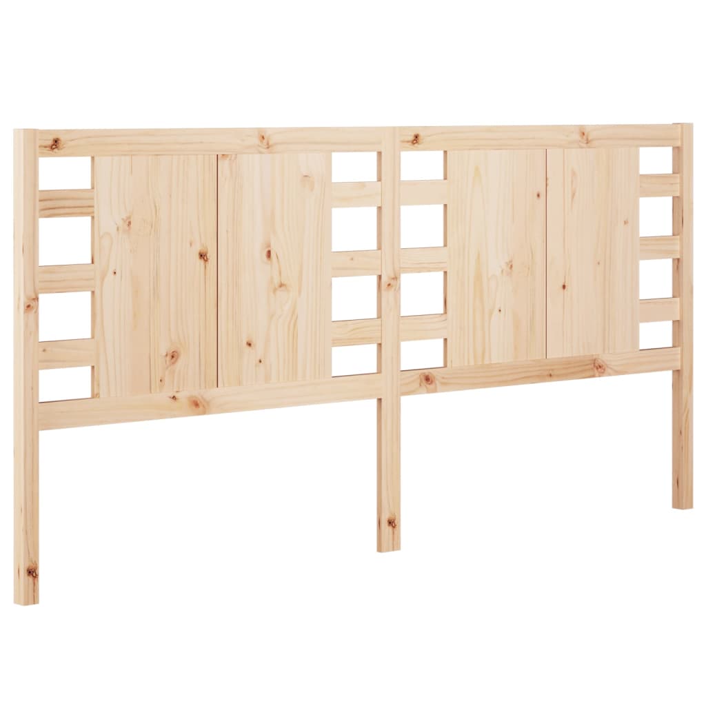 NNEVL Headboard 186x4x100 cm Solid Wood Pine-1