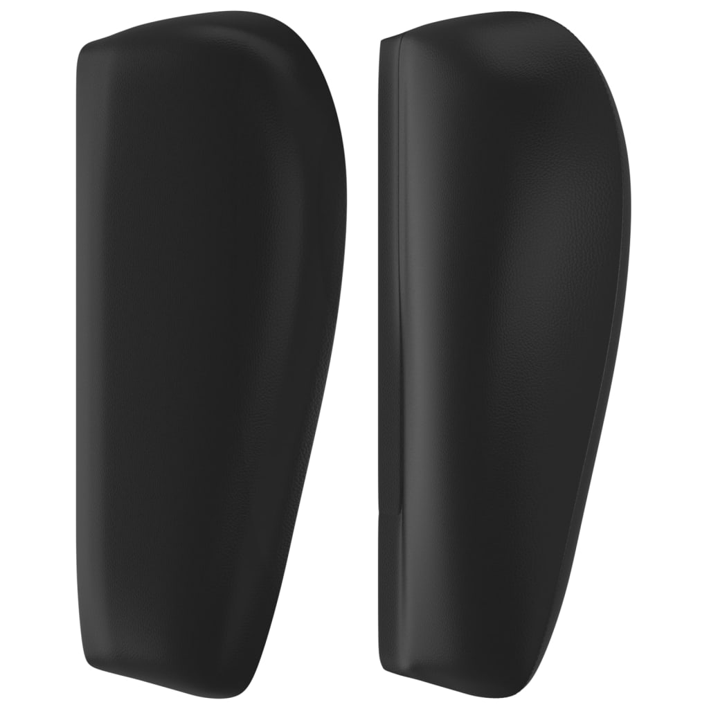 NNEVL Headboard with Ears Black 147x23x78/88 cm Faux Leather-3