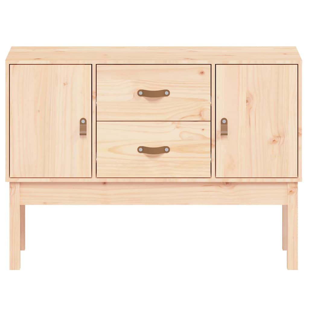 NNEVL Sideboard 110x40x78 cm Solid Wood Pine-4