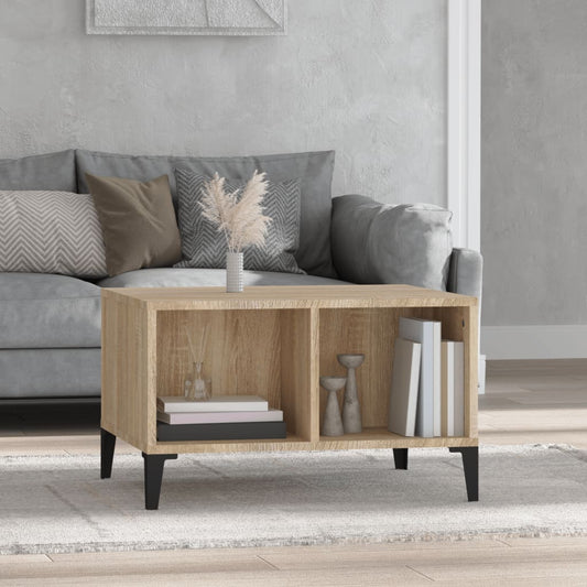 NNEVL Coffee Table Sonoma Oak 60x50x36.5 cm Engineered Wood-0