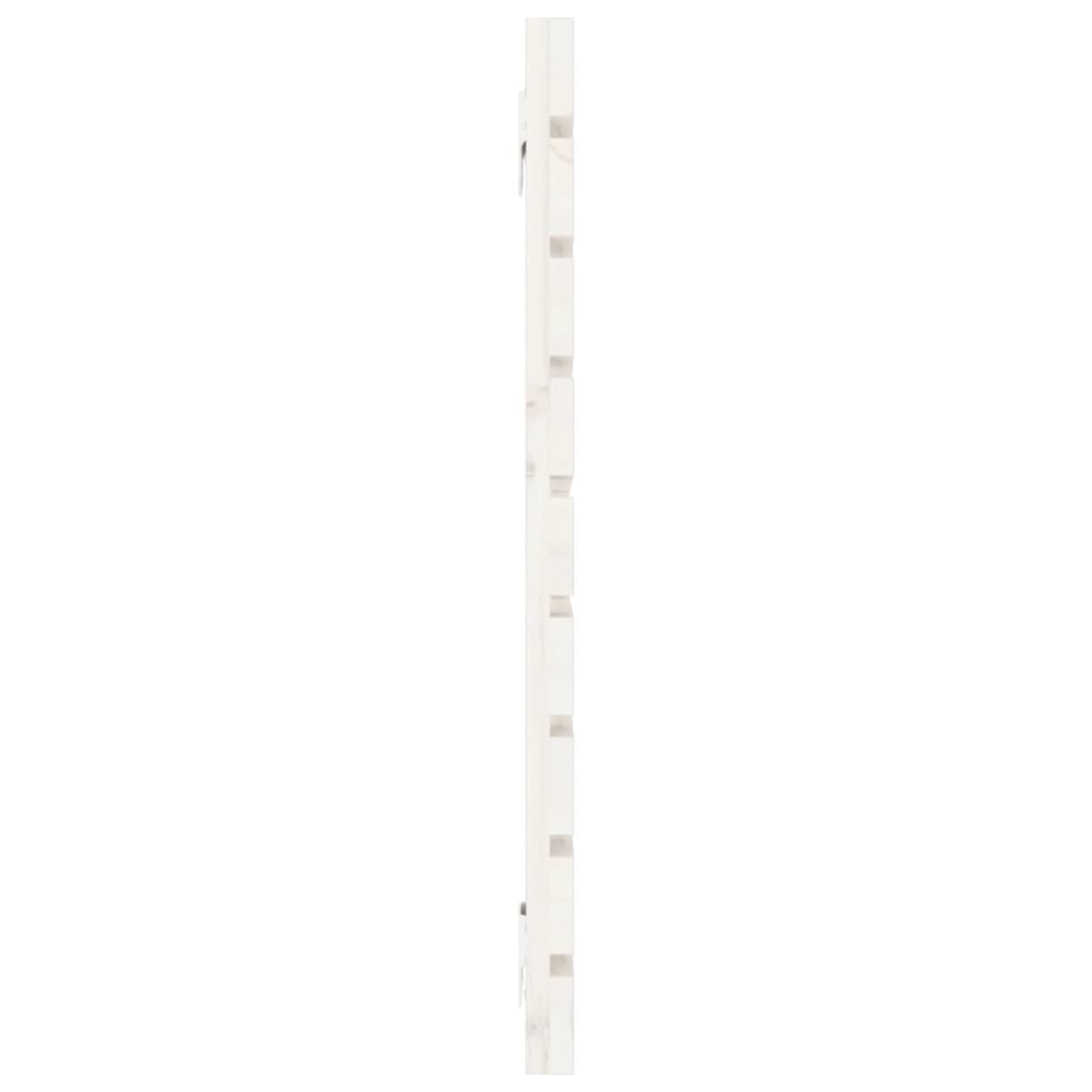 NNEVL Wall Headboard White 141x3x63 cm Solid Wood Pine-4