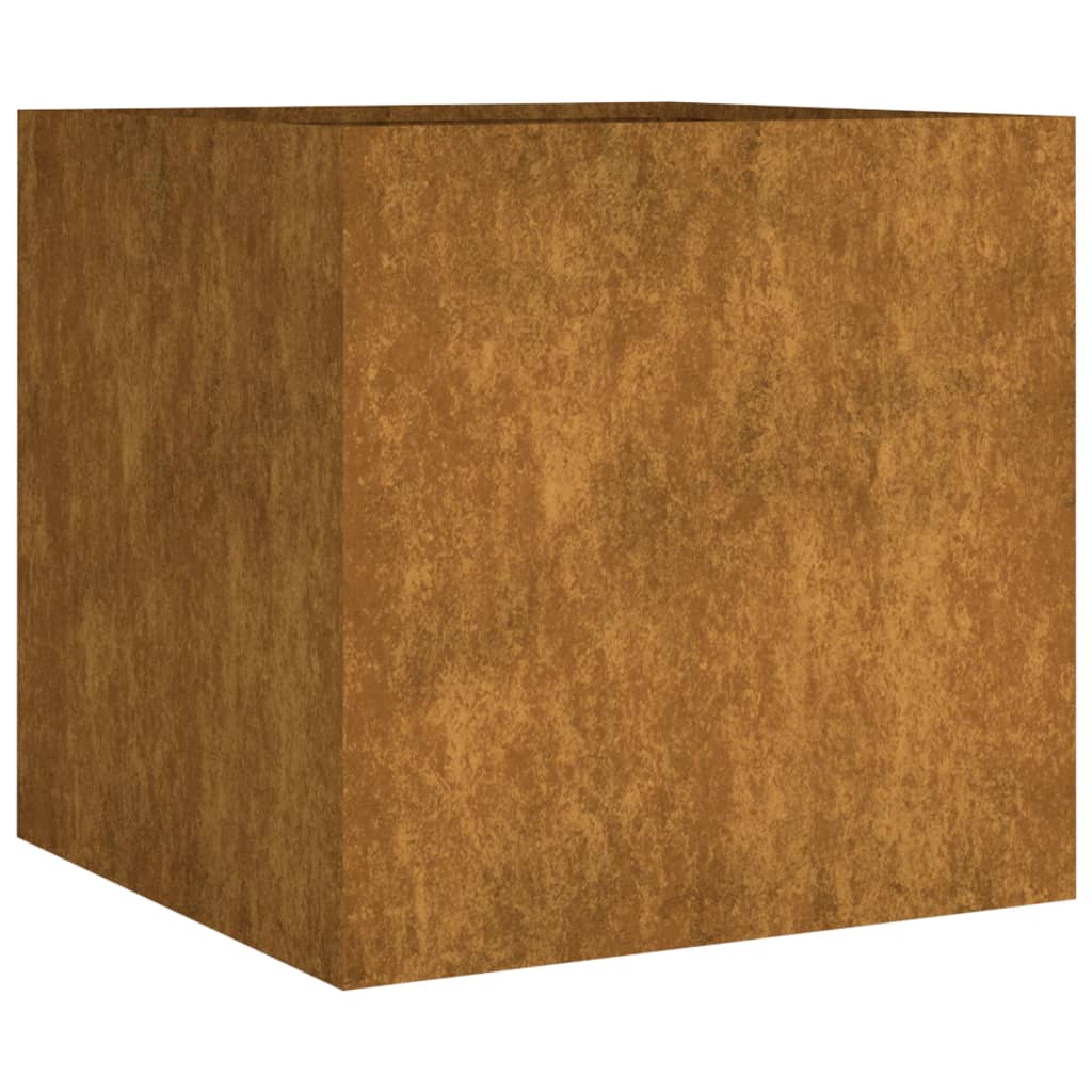 NNEVL Planter 40x41x40 cm Corten Steel-1