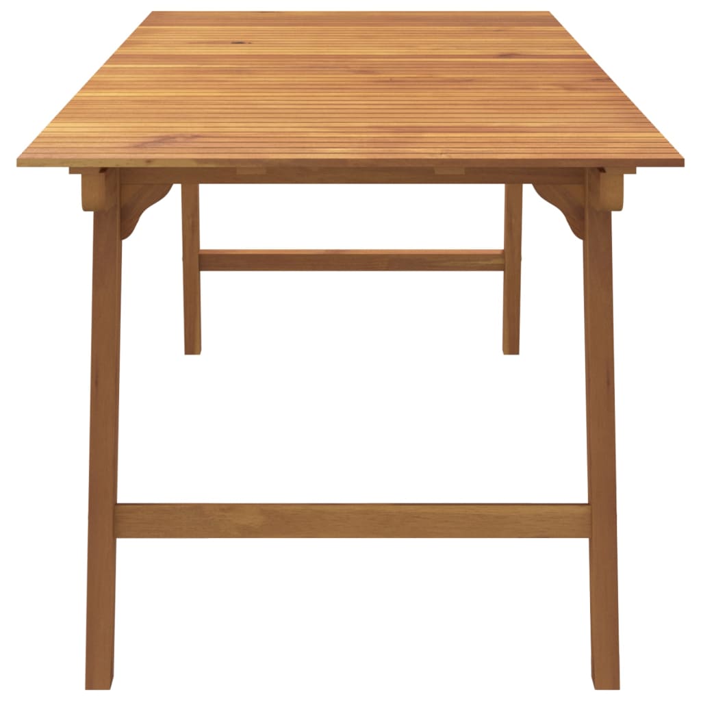 NNEVL Garden Table 200x90x75 cm Solid Wood Acacia-3