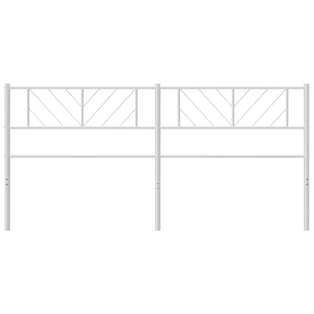NNEVL Metal Headboard White 183 cm-2